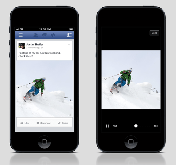 facebook changes - videos