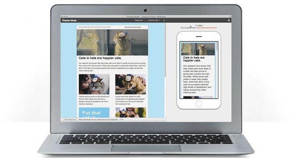 Mailchimp's Mobile Editor