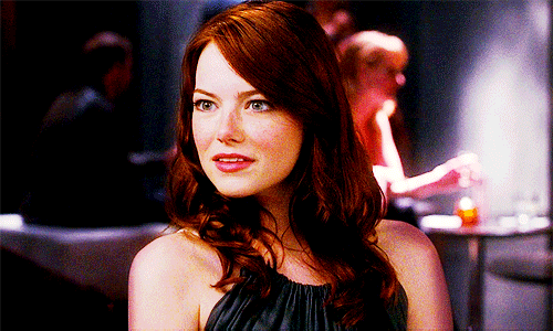 Emma Stone confused