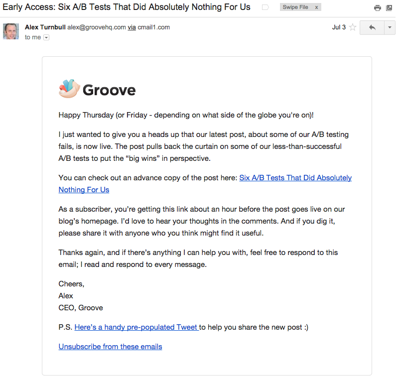 groove-early-access-email-marketing