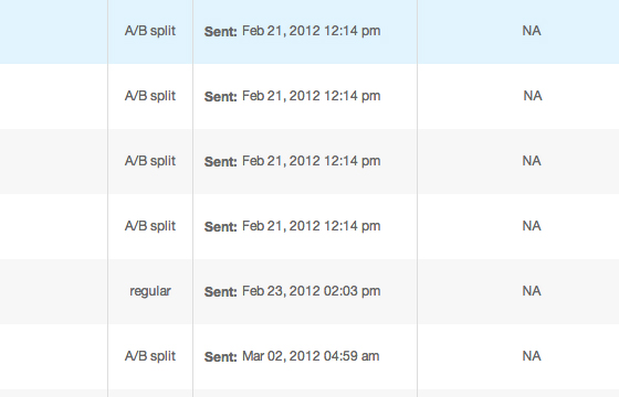 Email Teaser Campaign - Testing Subject Lines