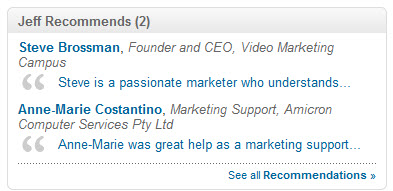 LinkedIn Recommendations