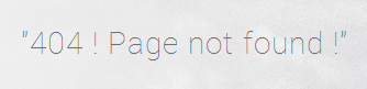 An image to show what a soft 404 page might look like