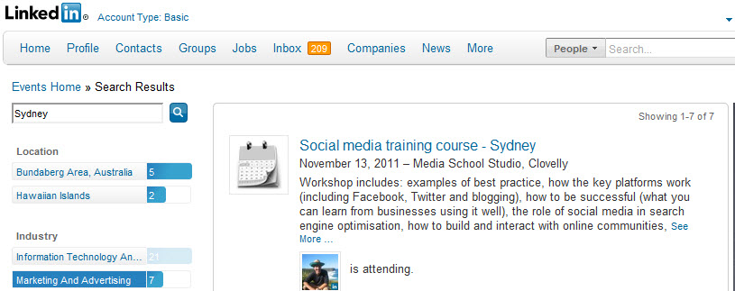 LinkedIn Networking Events