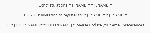Subject Line