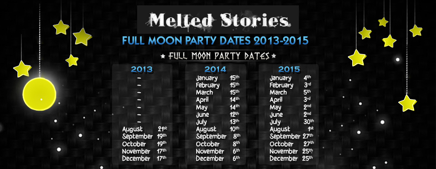 full moon party dates