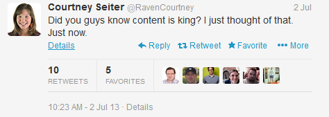Content Is King