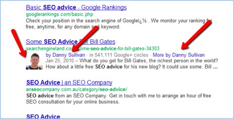 google authorship